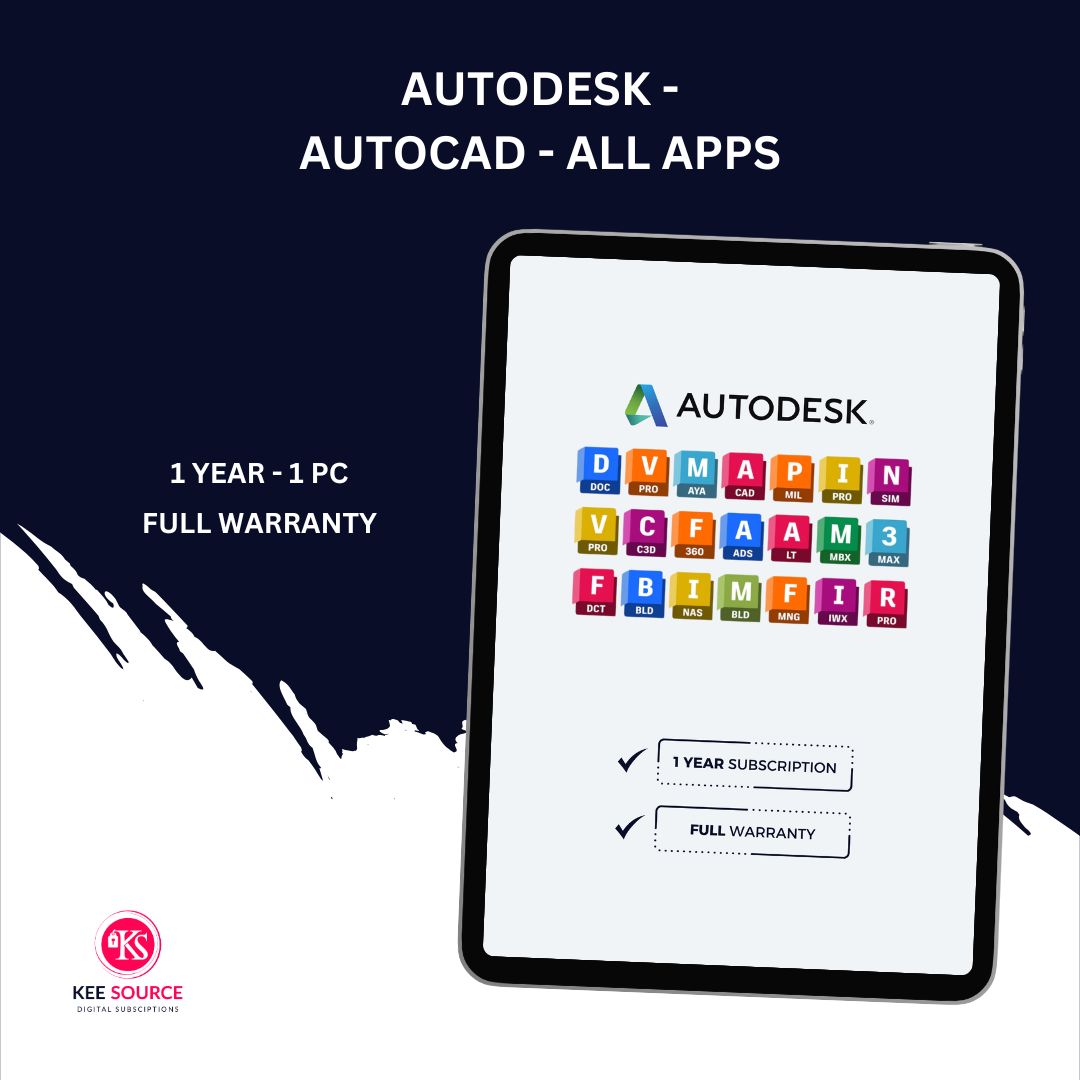 Autodesk Subscription 1 Year - 1 Pc